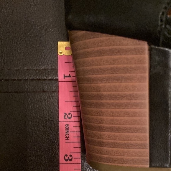 Pikolinos Black Stacked Heel Peep Toe Shoes - Picture 12 of 14